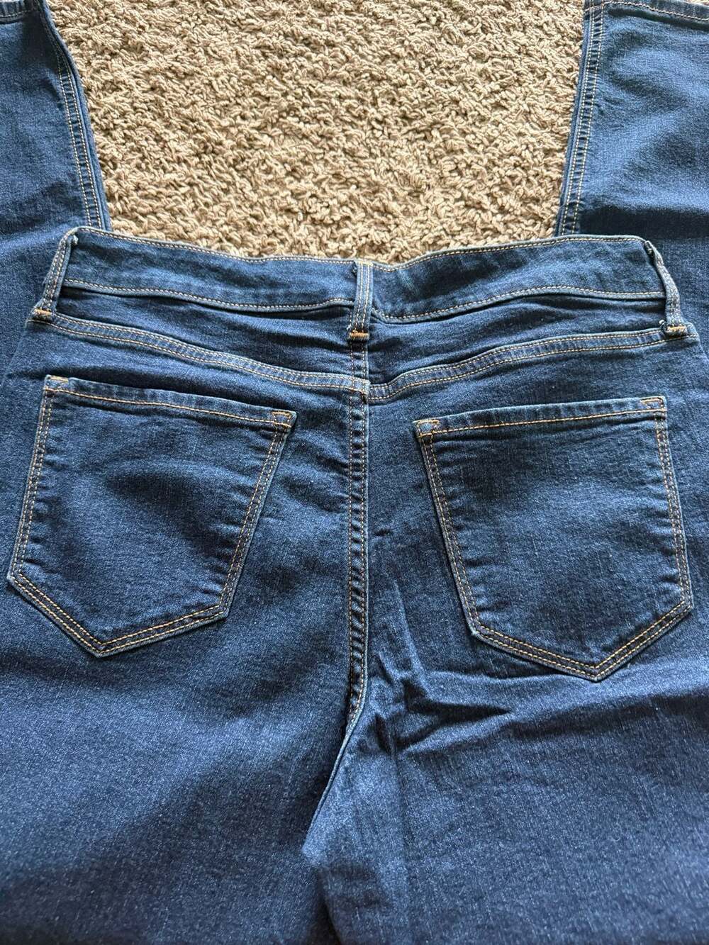Old Navy Super Skinny Mid-Rise Women's Blue Denim Jeans - Picture 9 of 9